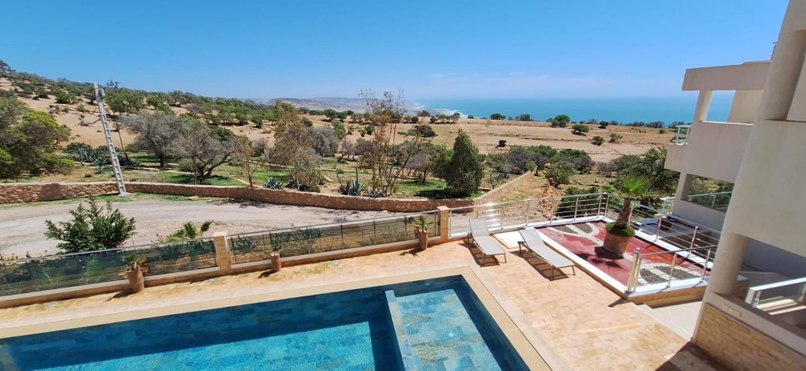 Taghazout Ocean With Pool , Fitness And Ocean View Apartment Luaran gambar